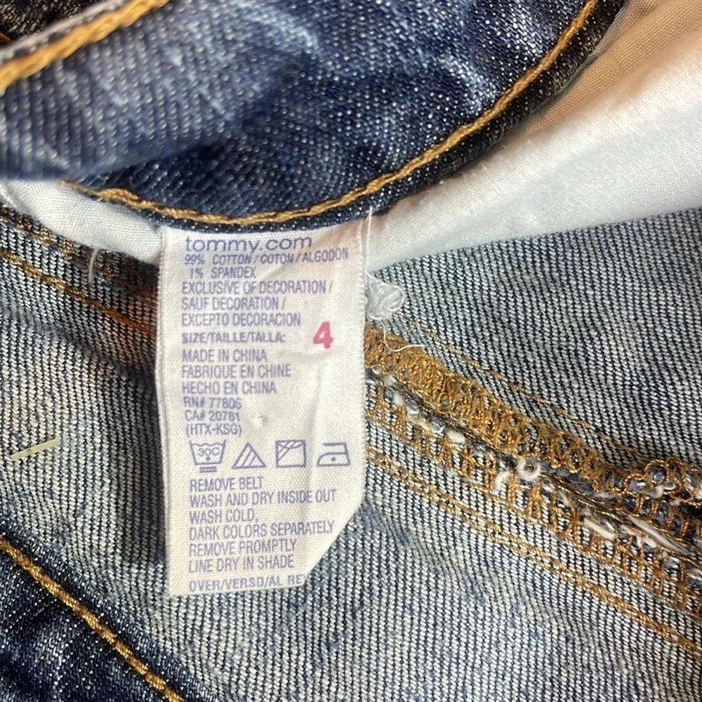 Tommy Hilfiger Cropped Denim Jeans 4 - Picture 9 of 9